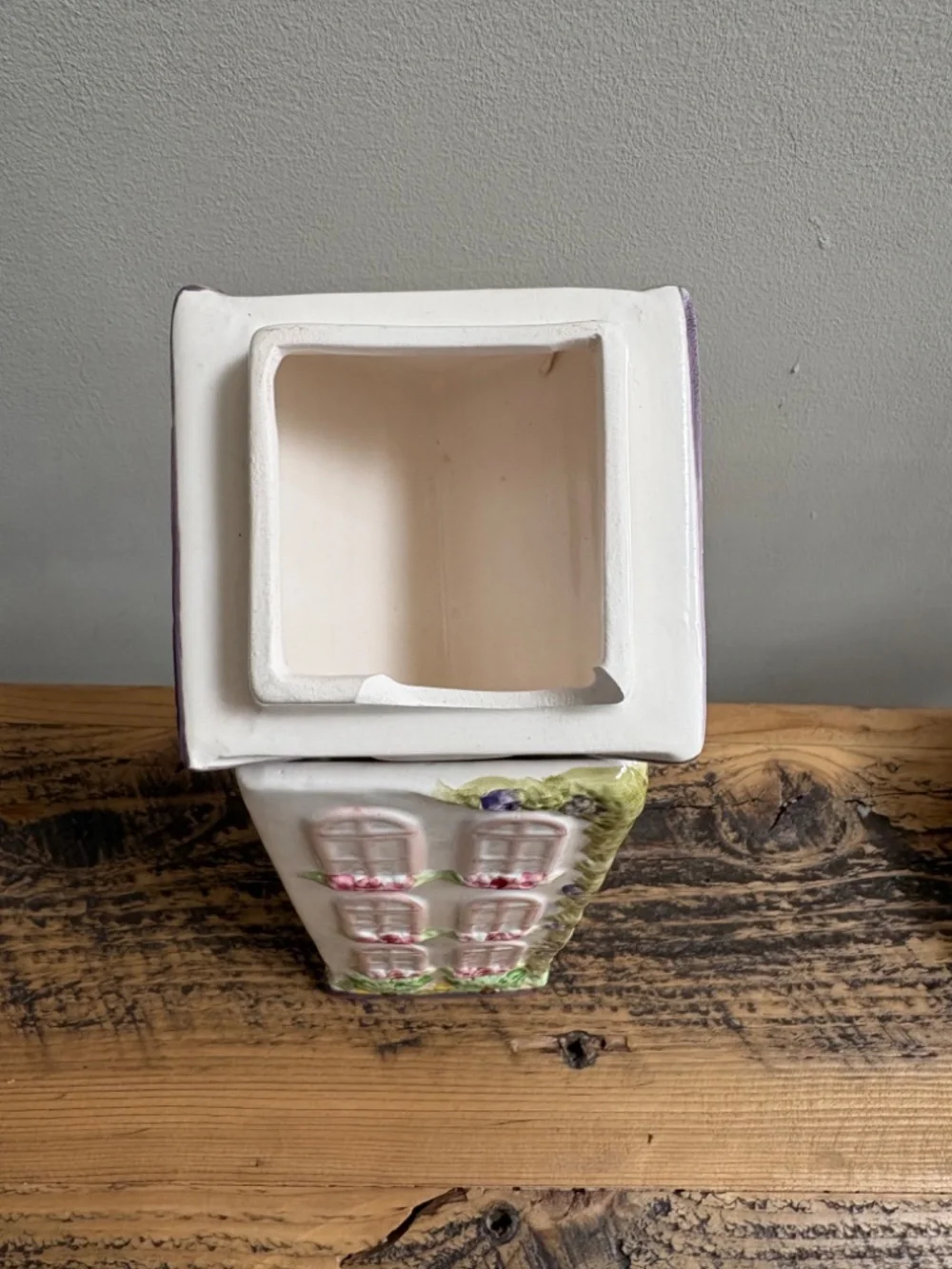 Ceramic House Pasta Storage Jar / Kitchen Canister – Cottage Style